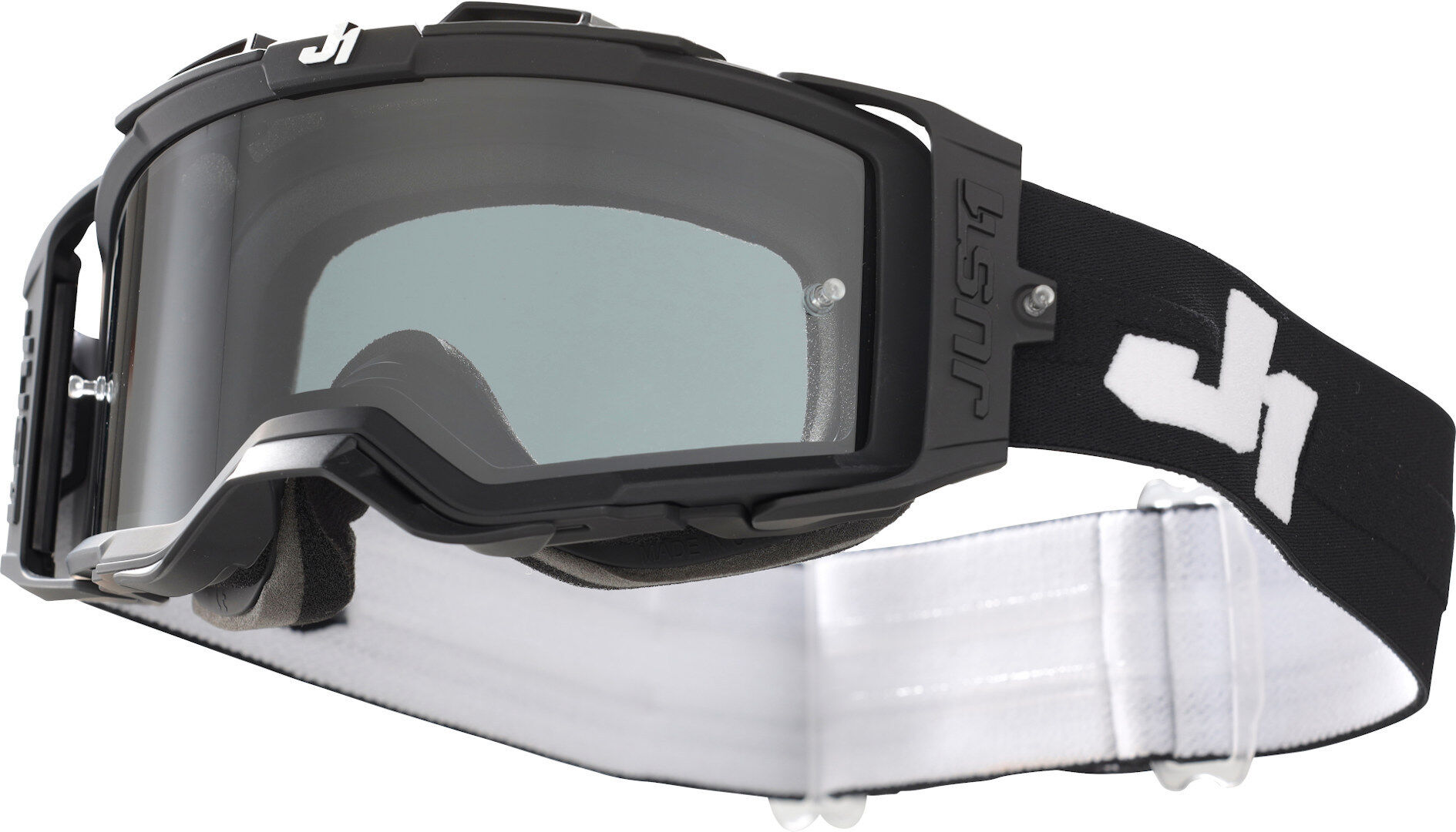 Just1 Nerve Solid Gafas de Motocross - Negro (un tamaño)