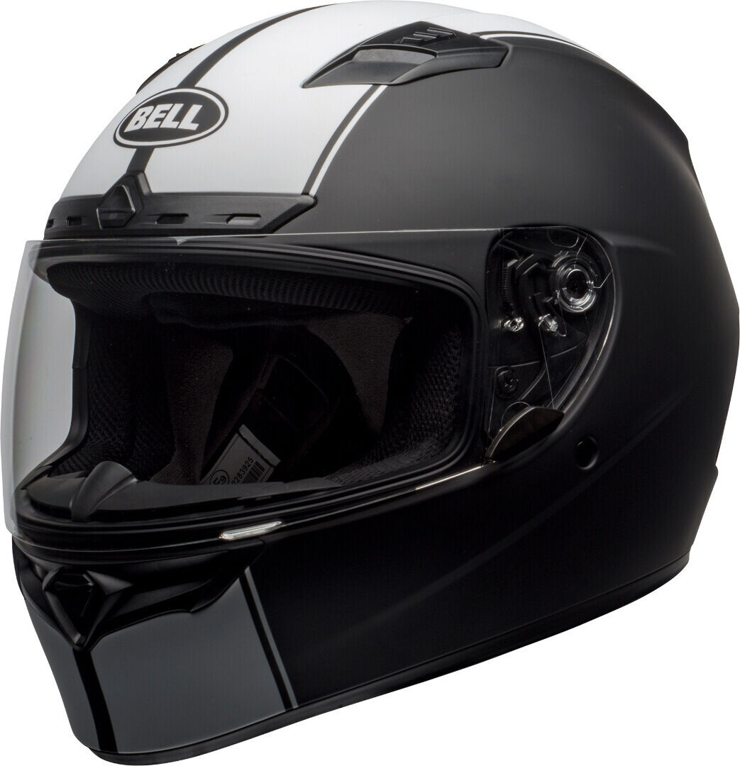 Bell Qualifier DLX Mips Rally Casco - Negro Blanco