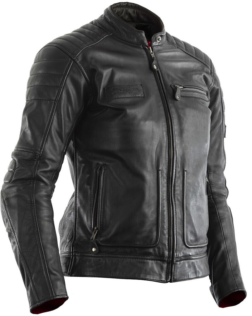 RST Roadster II Ladies Motorcycle Leather Jacket Chaqueta de cuero de la motocicleta de las señoras - Marrón