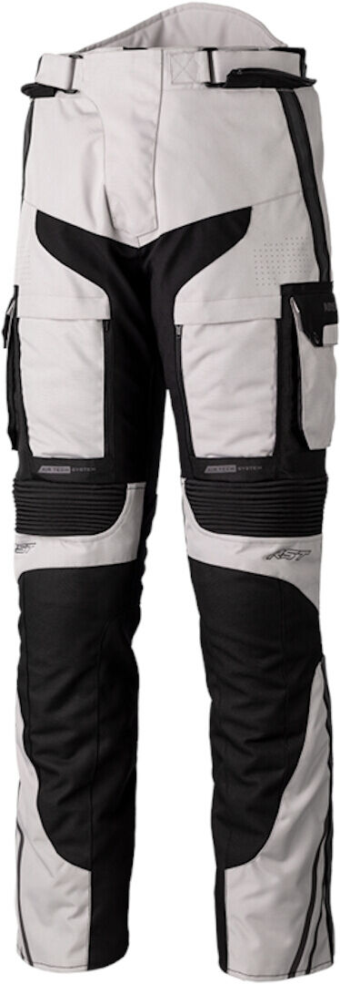 RST Pro Series Adventure-X Motorcycle Textile Pants Pantalones textiles de motocicleta - Negro Gris (XL)