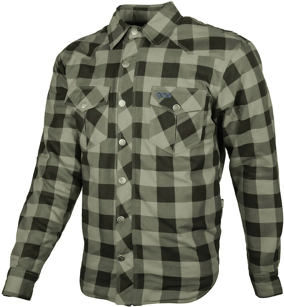 gms Jaguar Camisa de moto - Negro Verde (3XL)