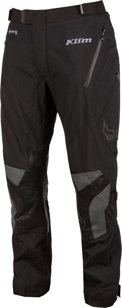 Klim Kodiak Pantalones textiles de motocicleta - Negro Gris (58)