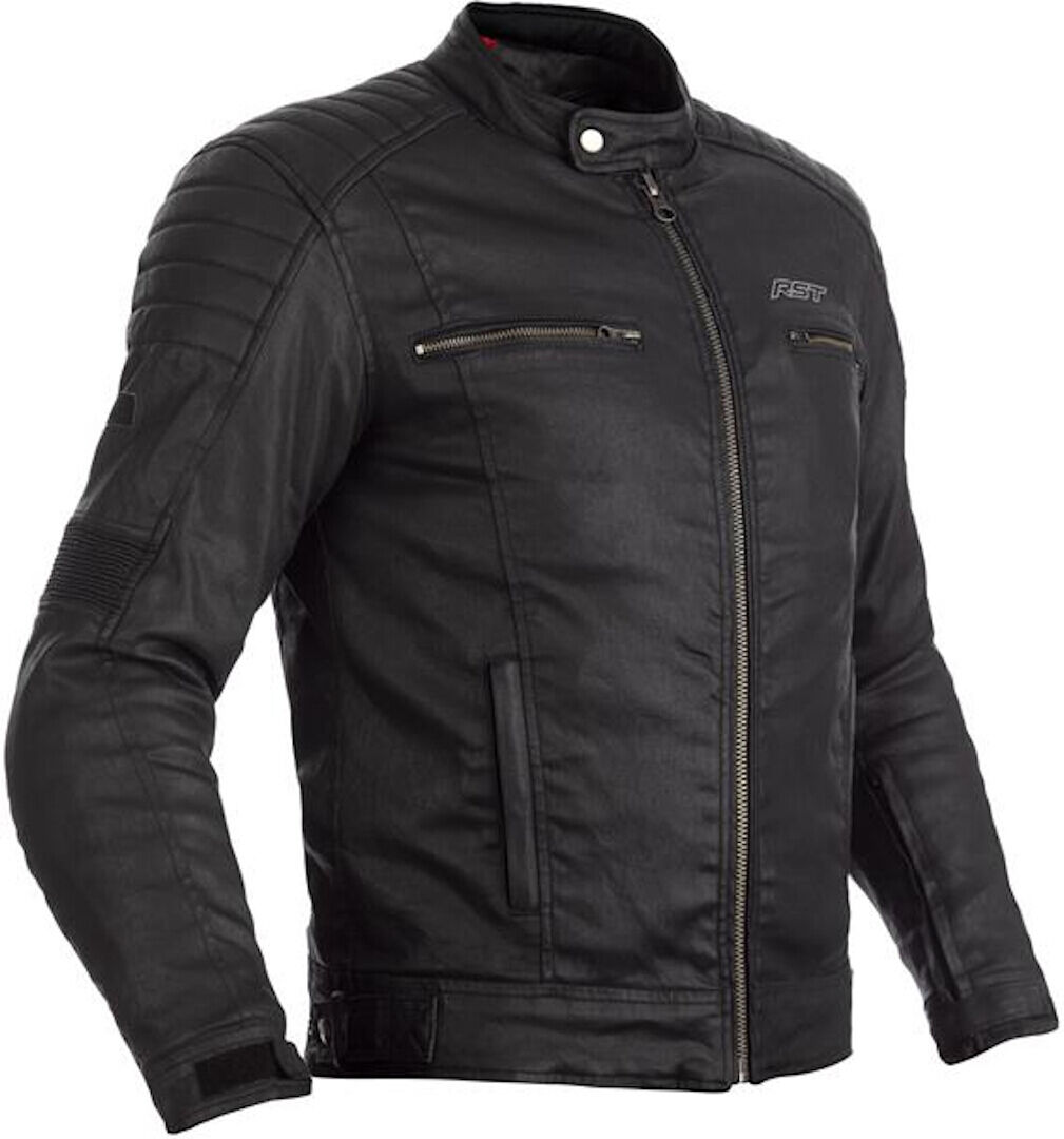 RST Brixton Chaqueta textil de la motocicleta de las señoras - Negro (XL)