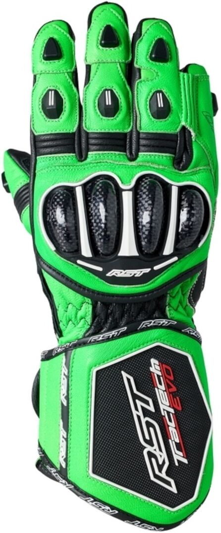 RST Tractech Evo 4 Guantes de moto - Negro Verde (S)