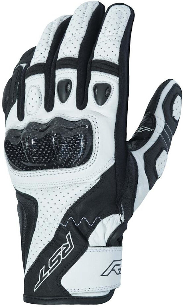 RST Stunt III Guantes de moto - Negro Blanco (XS)