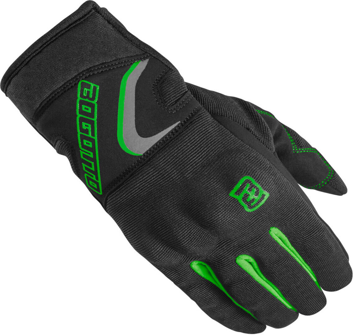 Bogotto F-ST Guantes de motocicleta - Negro Verde (XL)