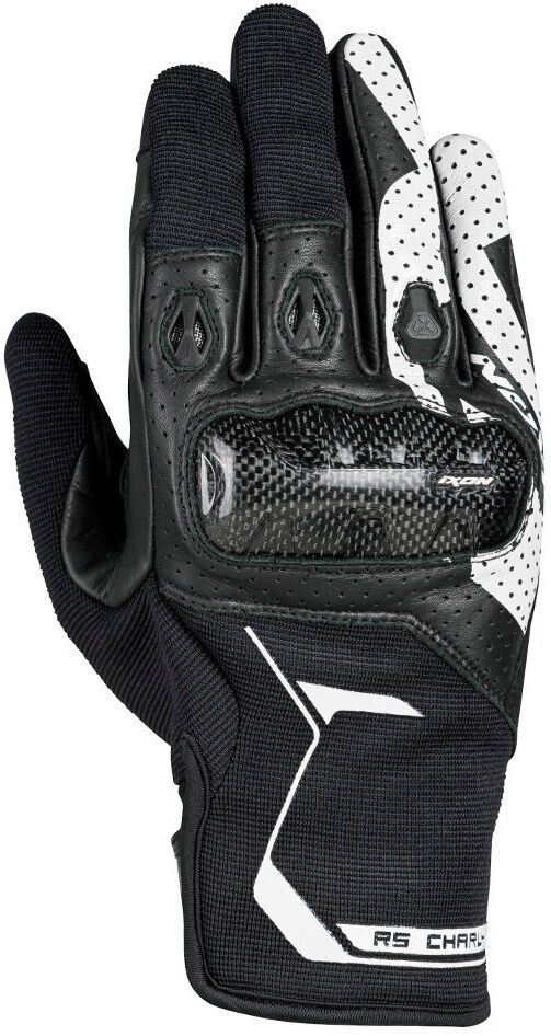 Ixon RS Charly Guantes de motocicleta - Negro Blanco (3XL)