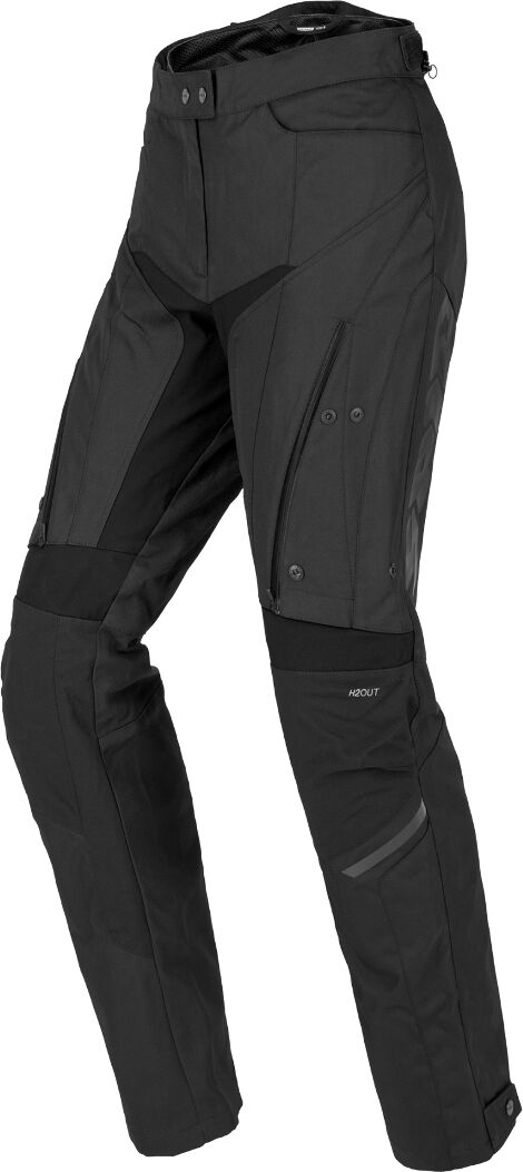 Spidi 4 Season Evo H2Out Pantalones textiles para motocicletas para mujer - Negro (XS)