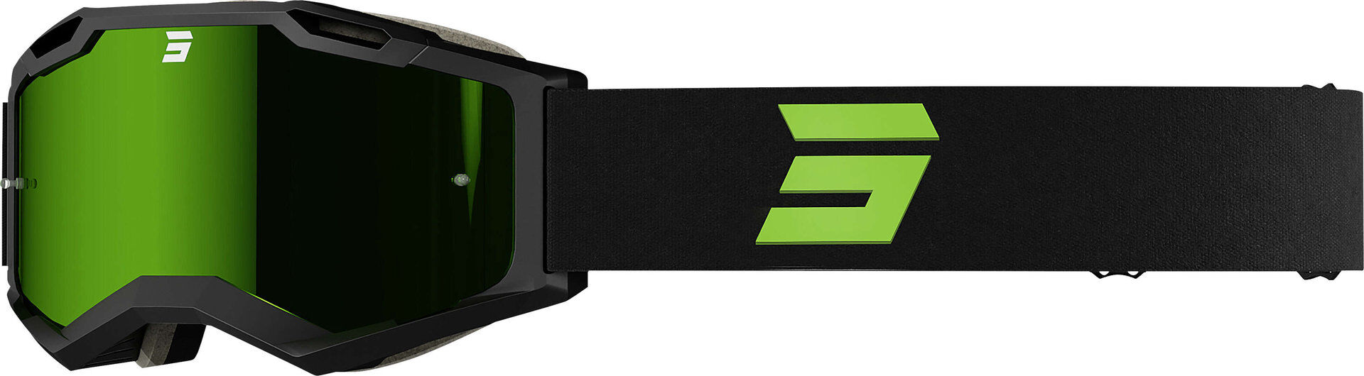 Shot Iris 2.0 Tech Gafas de motocross - Negro Verde (un tamaño)