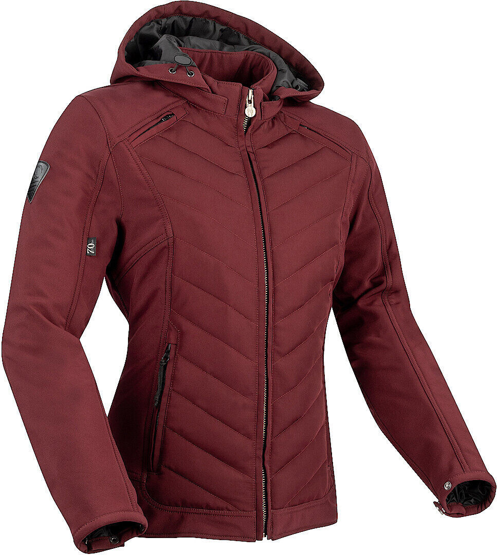 Segura Natcho Damas motocicleta chaqueta textil - Rojo (48)