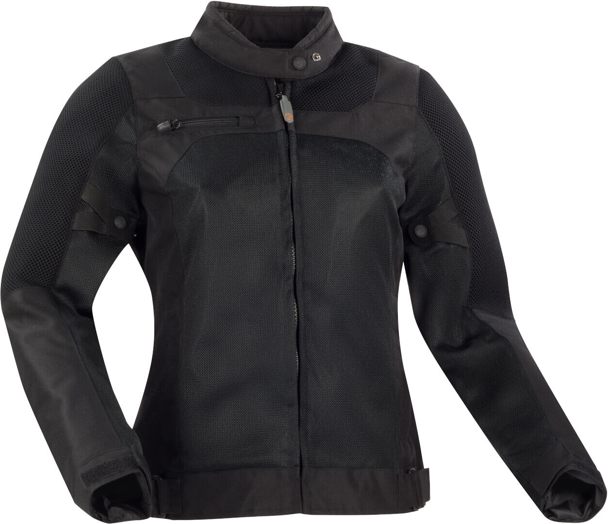 Bering Malibu Damas motocicleta chaqueta textil - Negro (44)