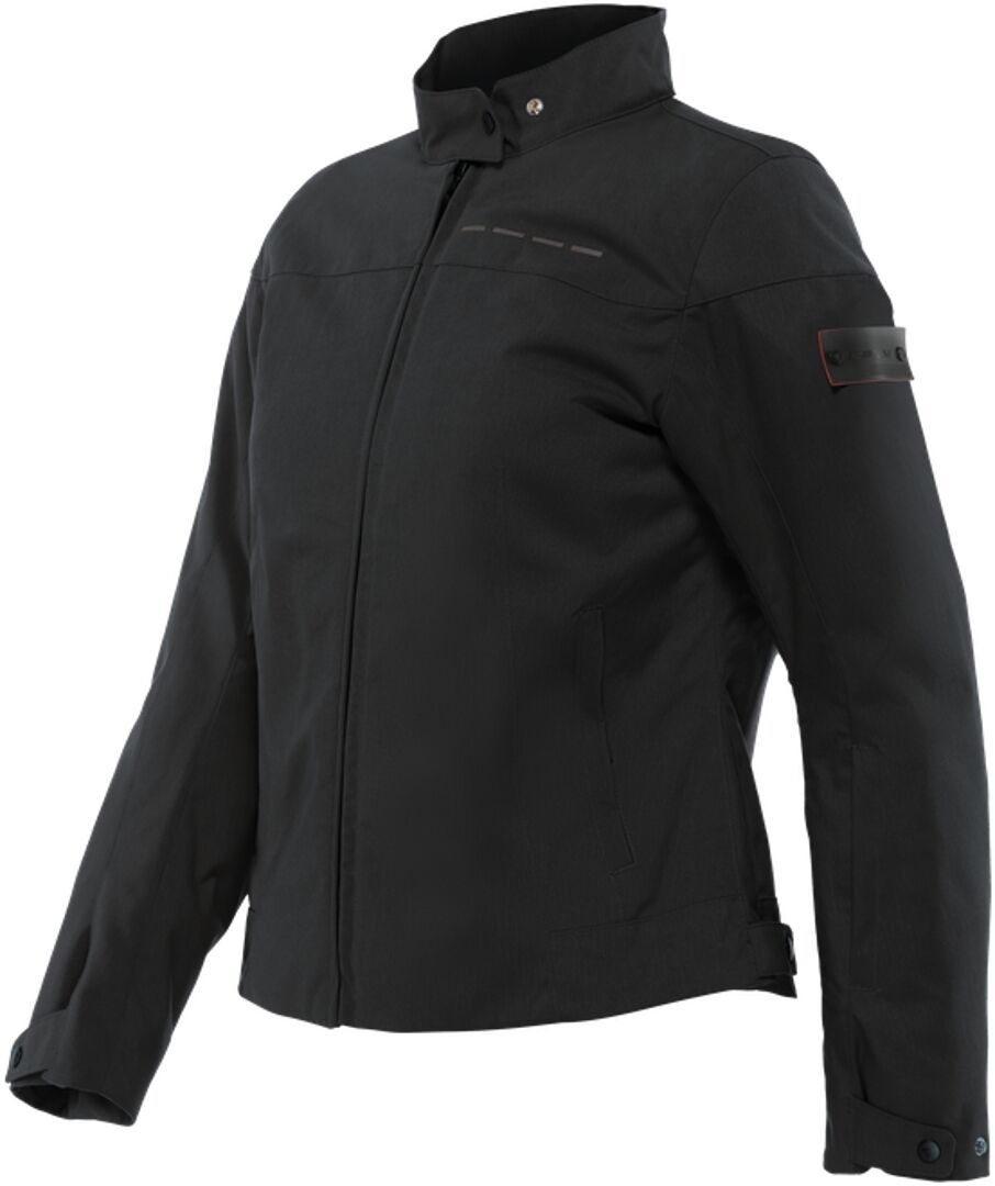 Dainese Rochelle D-Dry Damas motocicleta chaqueta textil - Negro (50)