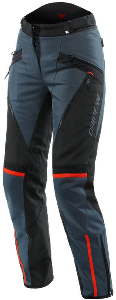 Dainese Tempest 3 D-Dry Pantalones textiles de motocicleta para damas - Negro Gris (46)