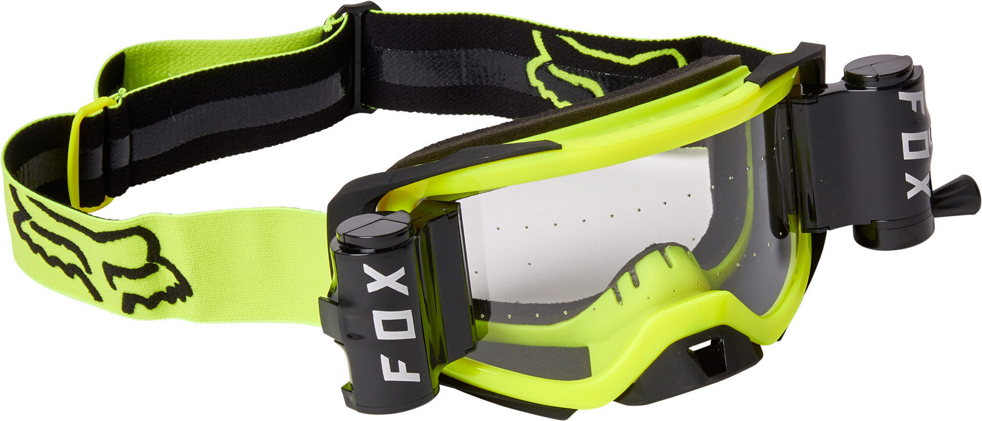 Fox Airspace Stray Roll-Off/Tear-Off Conjunto de gafas de motocross - Amarillo (un tamaño)