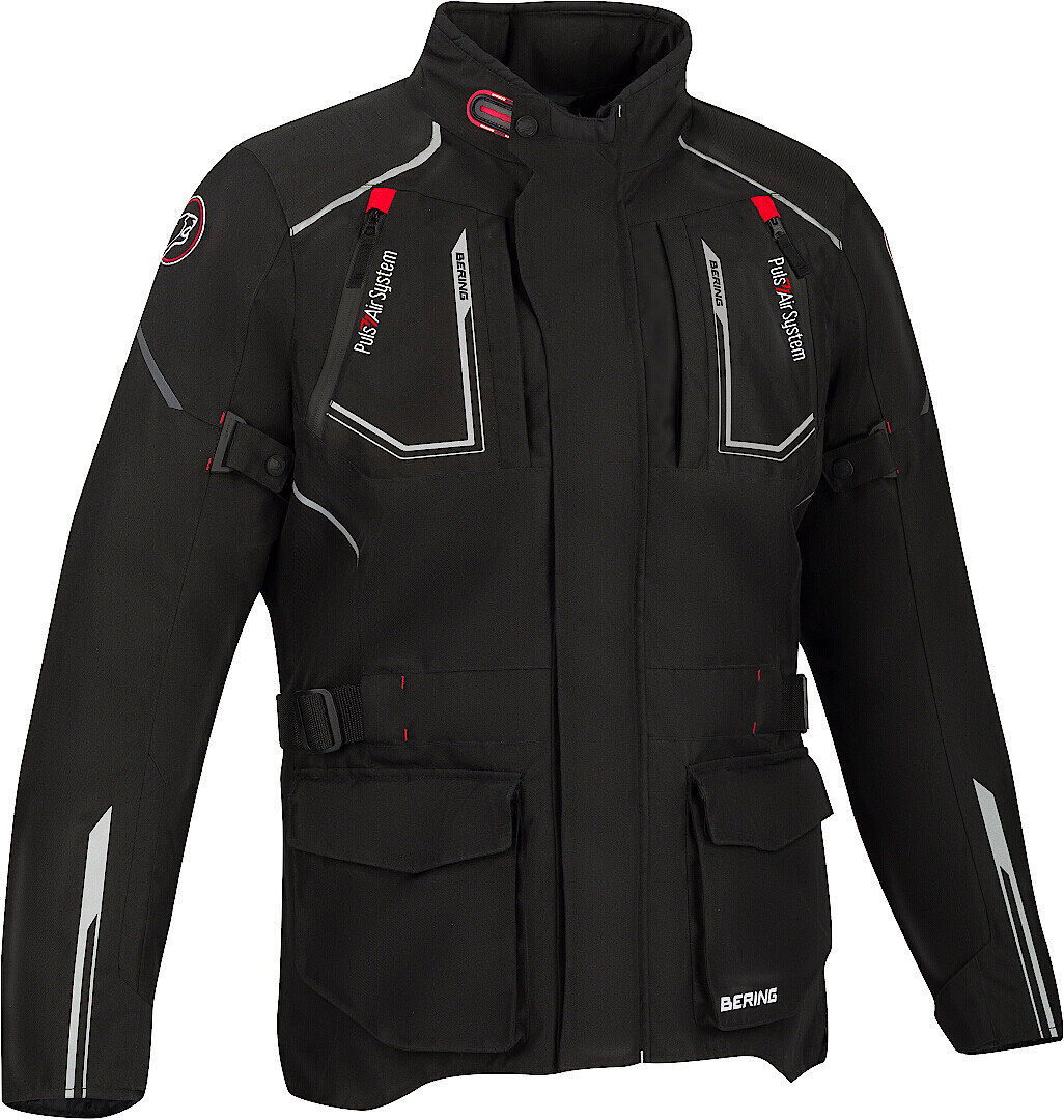 Bering Oural Chaqueta textil de la motocicleta - Negro (S)