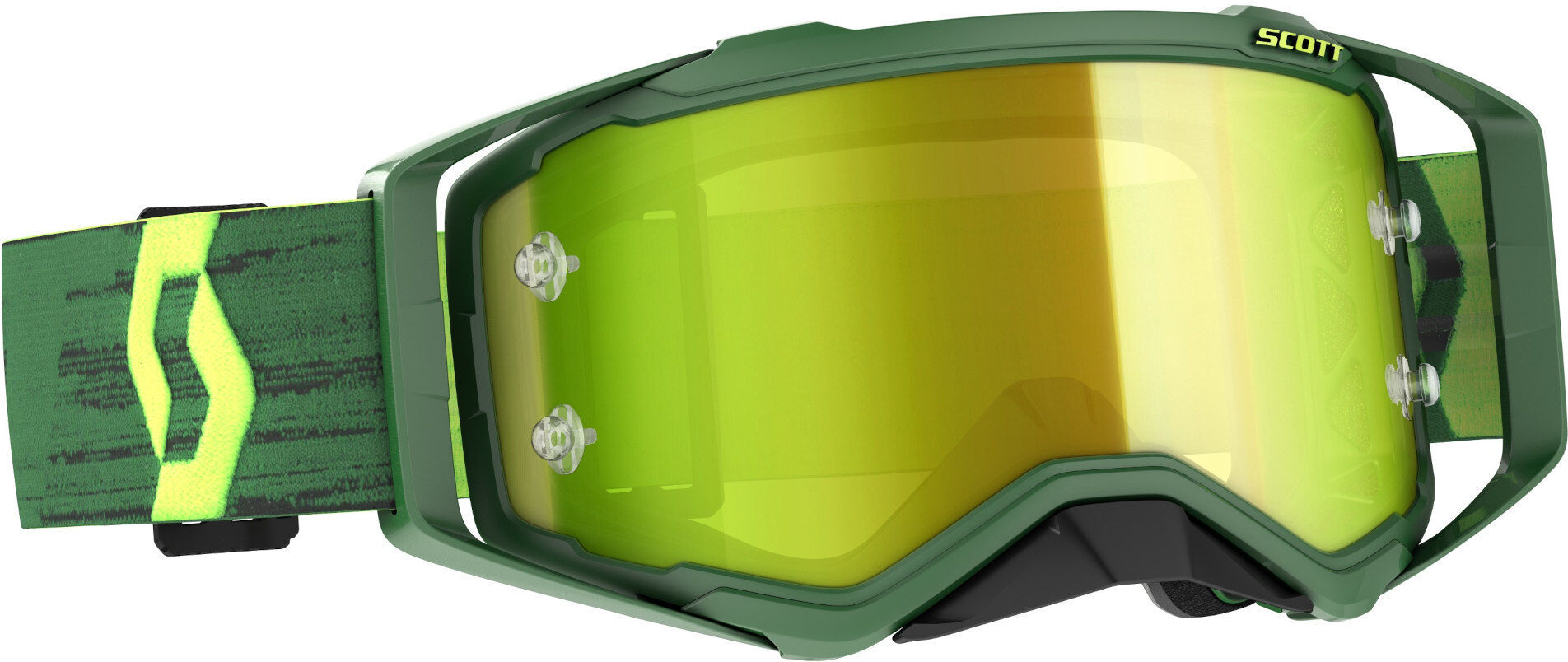 Scott Prospect Chrome green/yellow Gafas de motocross - Verde Amarillo (un tamaño)