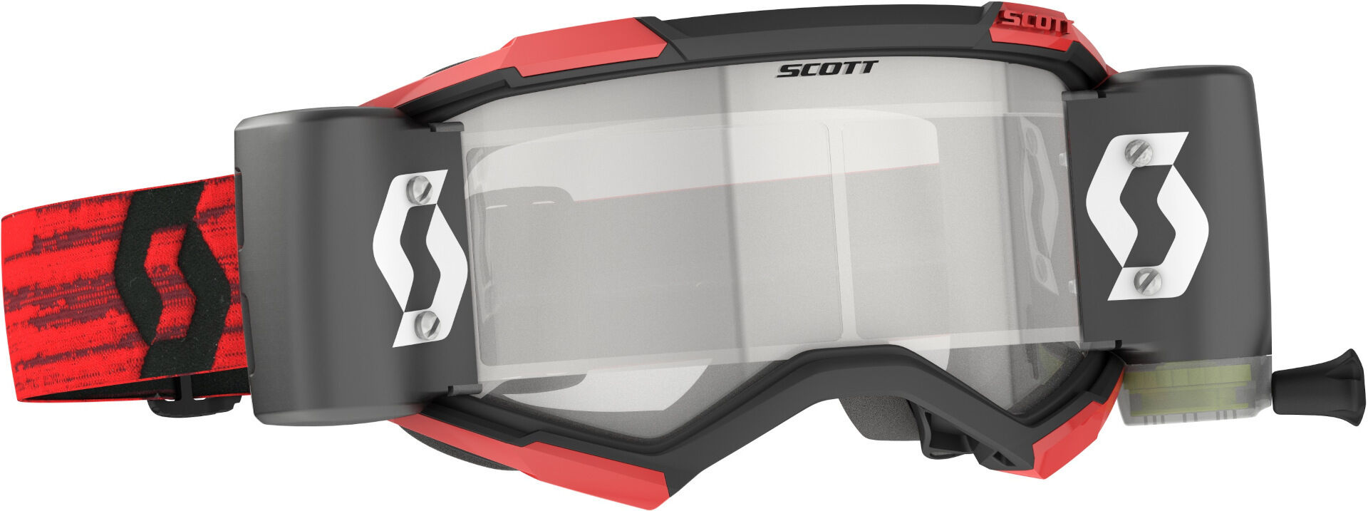 Scott Fury WFS red/black Gafas de motocross - Negro Rojo (un tamaño)