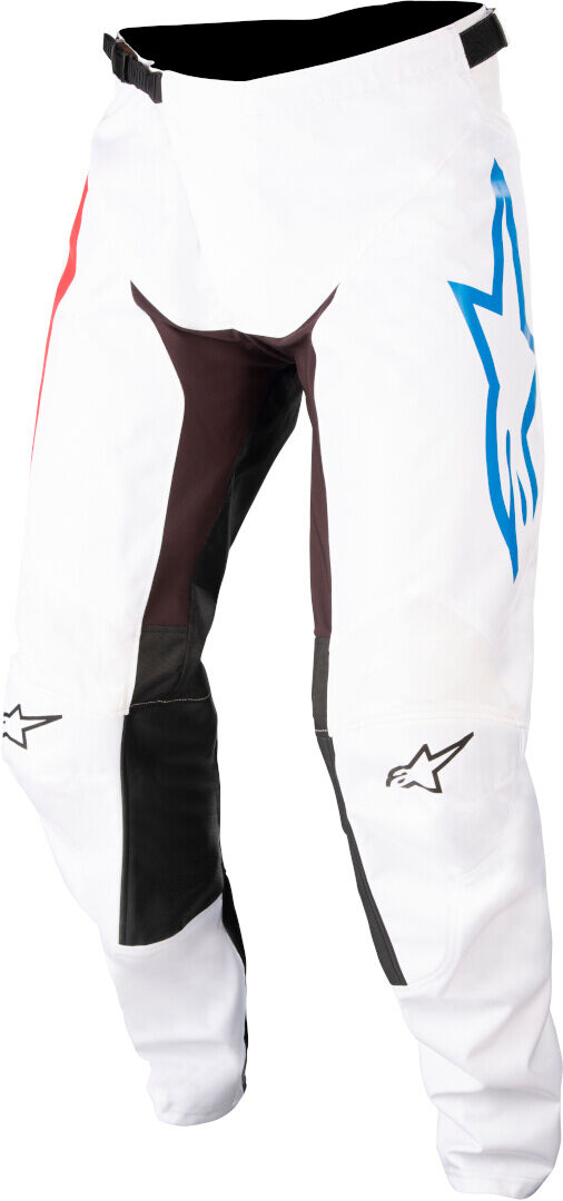 Alpinestars Racer Squad Pantalones de motocross - Blanco Rojo (30)