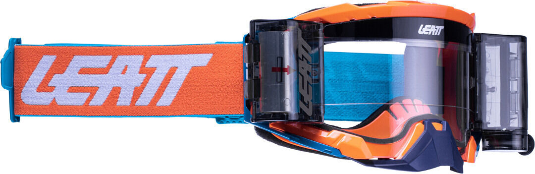 Leatt Velocity 5.5 Roll-Off Gafas de motocross - Azul Naranja (un tamaño)