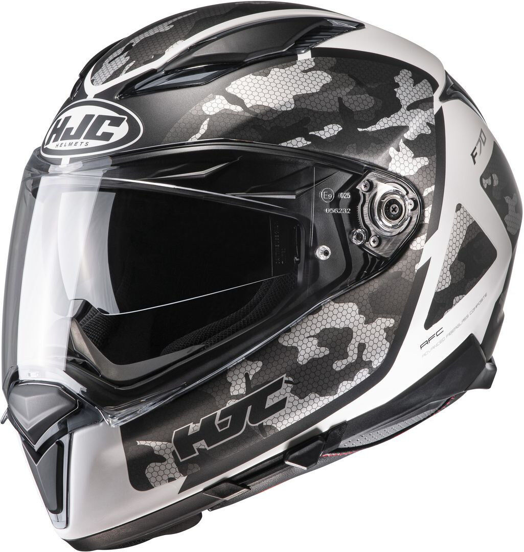 HJC F70 Katra Casco - Gris Blanco (XS)