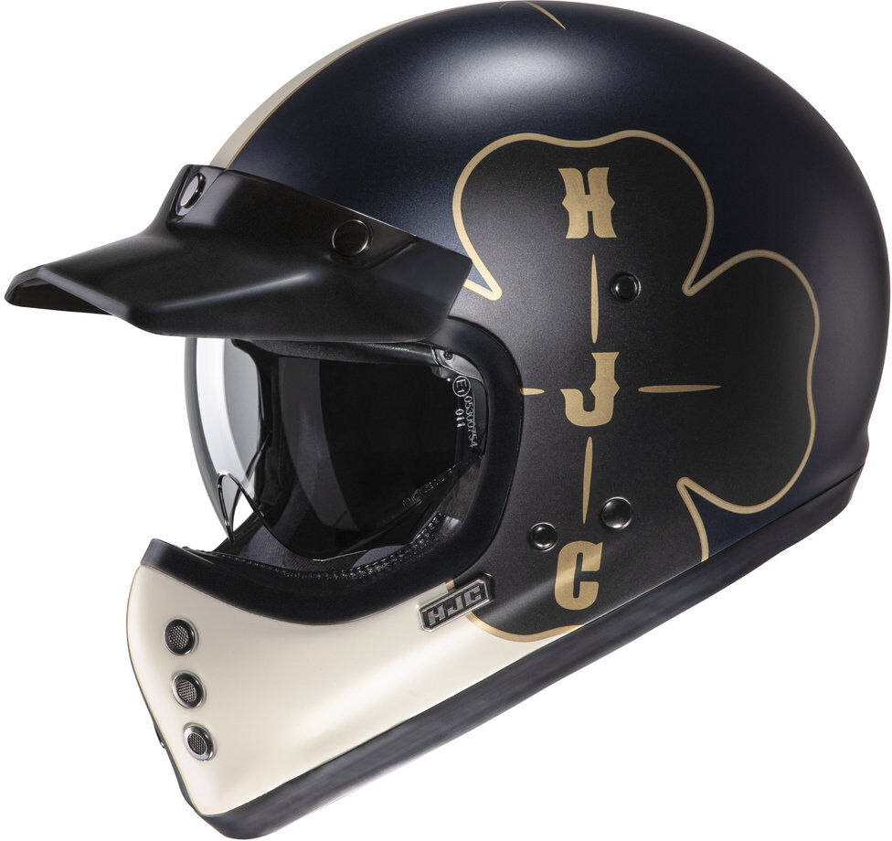 HJC V60 Ofera Casco - Negro Azul (M)