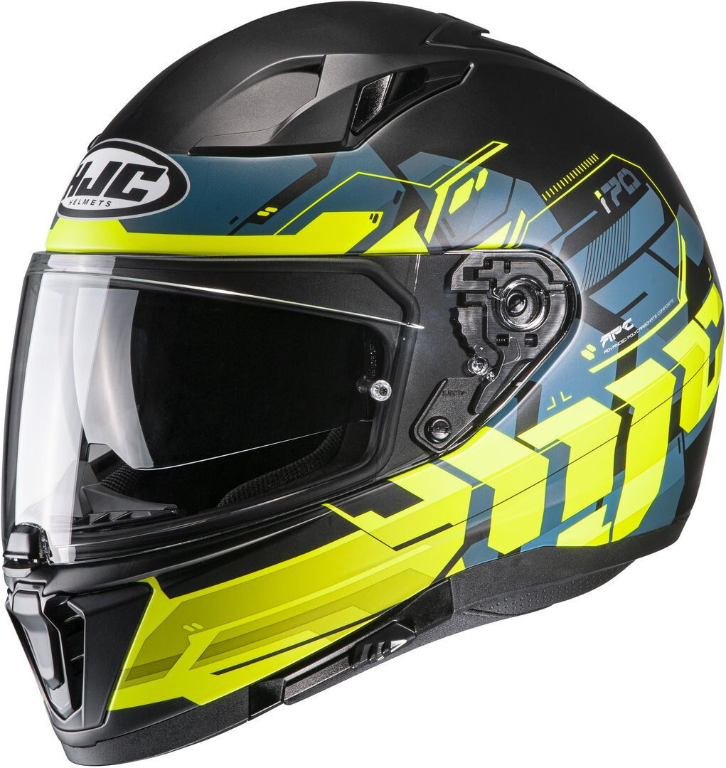 HJC i70 Alligon Casco - Negro Amarillo (S)