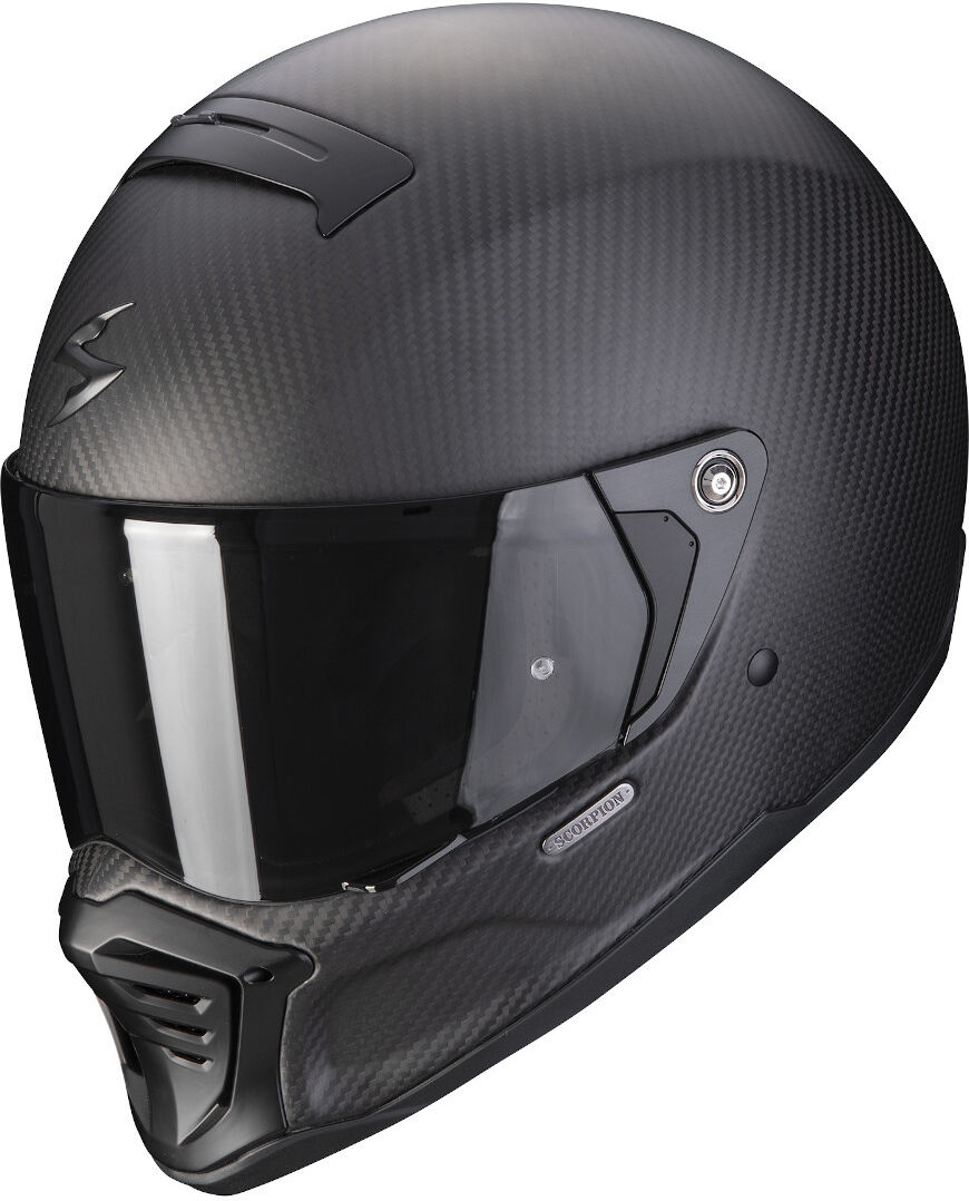 Scorpion EXO-HX1 Carbon SE Solid Casco - Negro