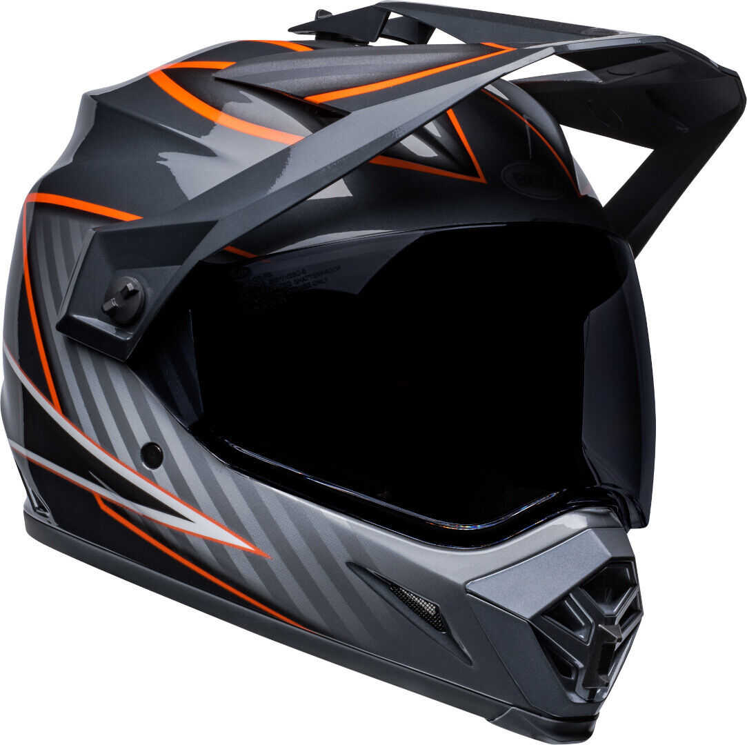 Bell MX-9 Adventure MIPS Dalton Casco de motocross - Negro Naranja (2XL)