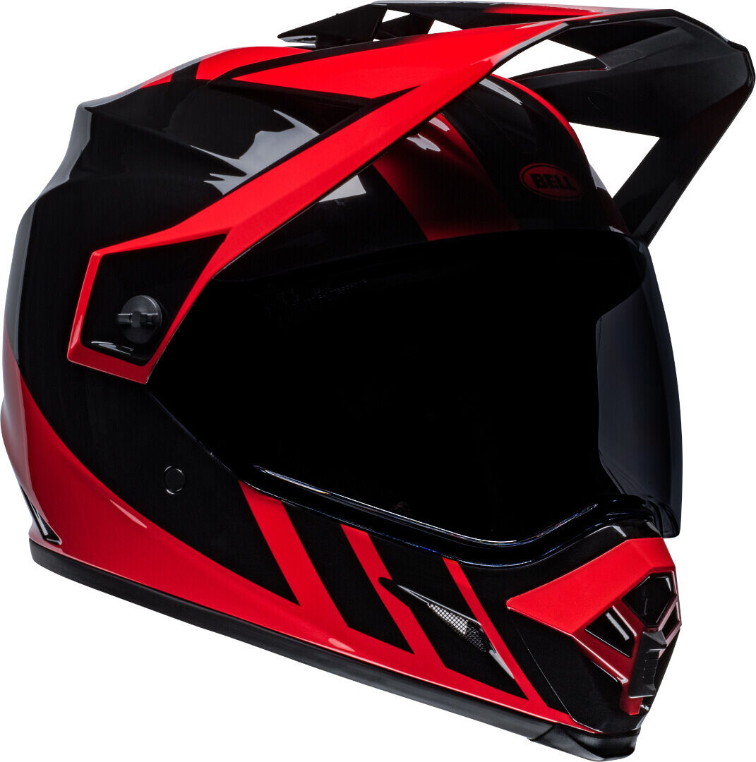 Bell MX-9 Adventure MIPS Dash Casco de motocross - Negro Rojo