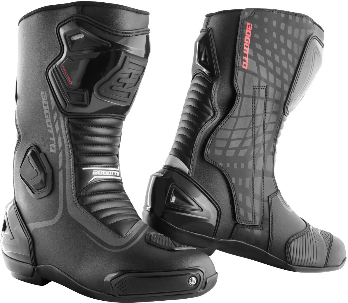 Bogotto Race-X Botas de moto - Negro (45)