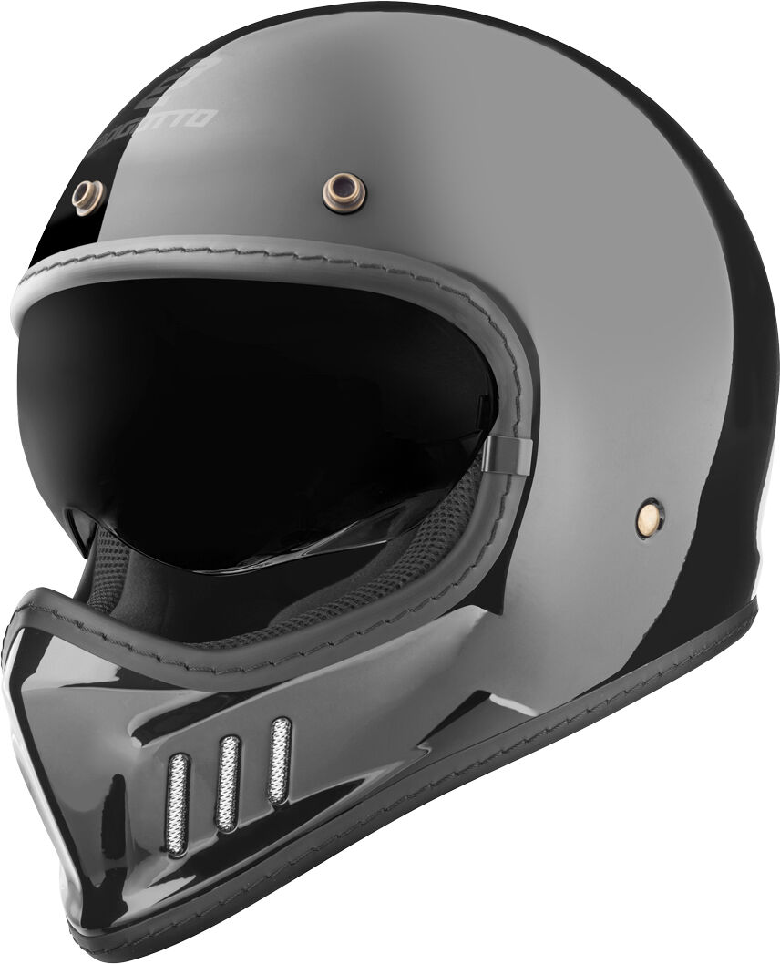 Bogotto FF980 Casco Caferacer Cross - Negro (M)