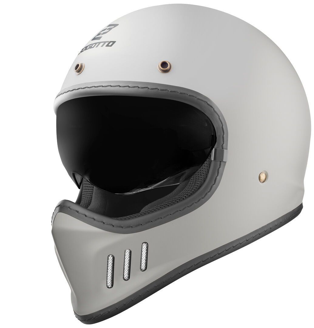 Bogotto FF980 Casco Caferacer Cross - Gris (L)