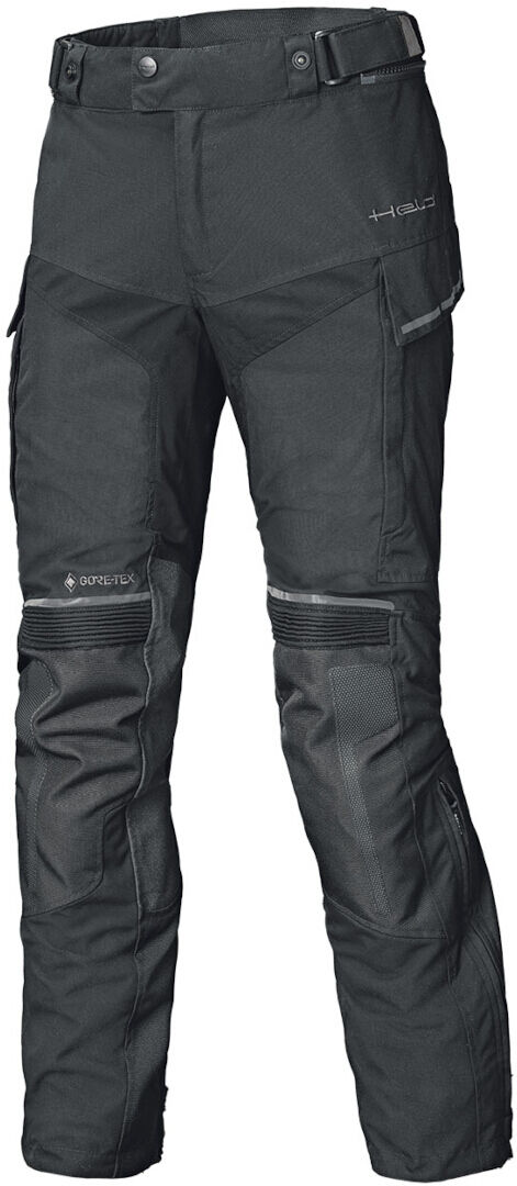 Held Karakum Pantalones textiles para motocicleta - Negro (M)
