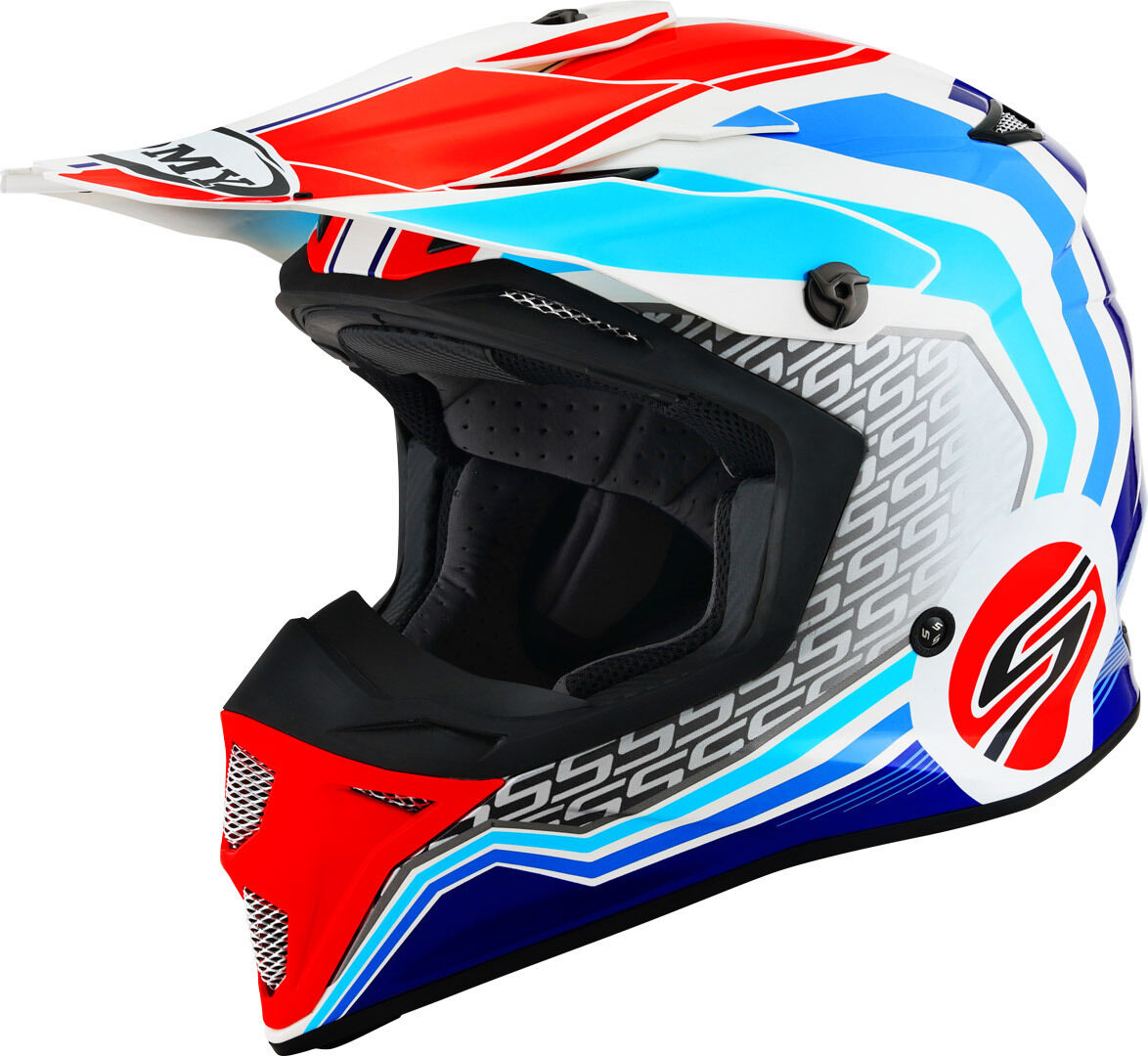 Suomy MX Speed Pro Forward Casco de motocross - Blanco Azul