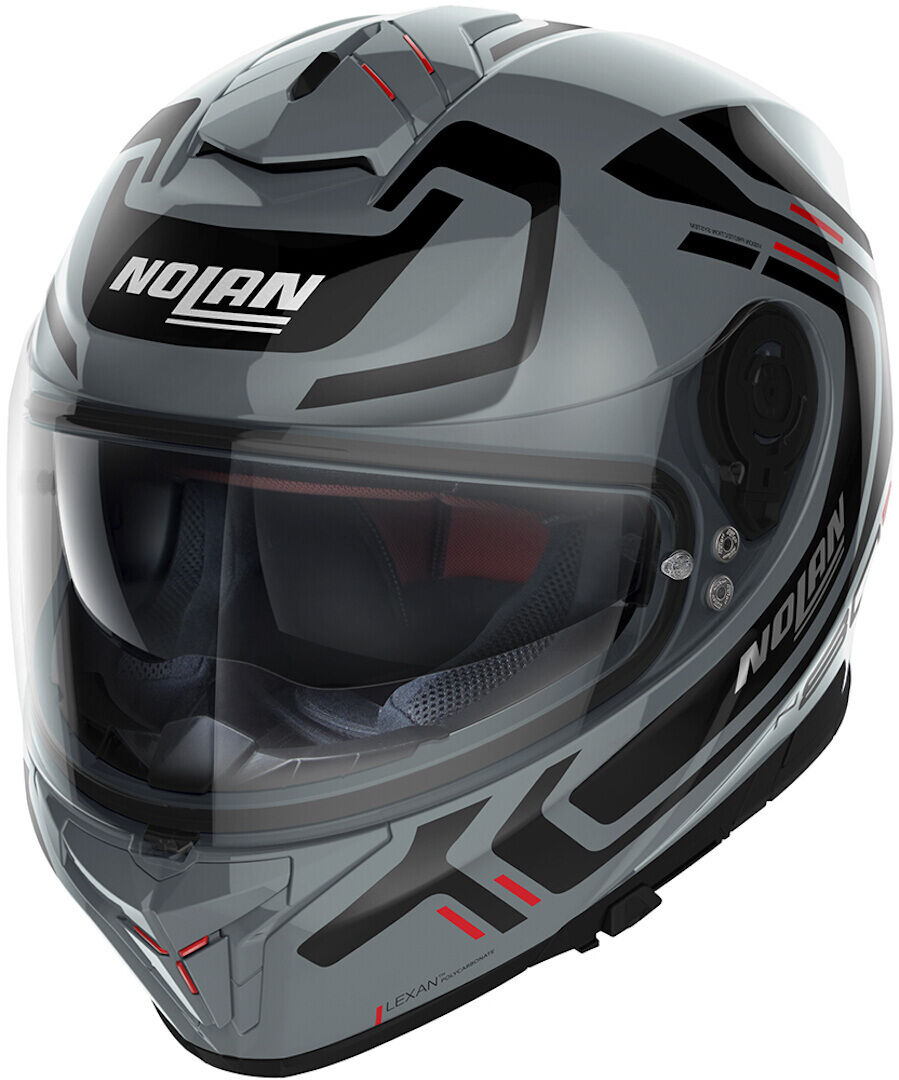 Nolan N80-8 Ally N-Com Casco - Negro Gris (S)