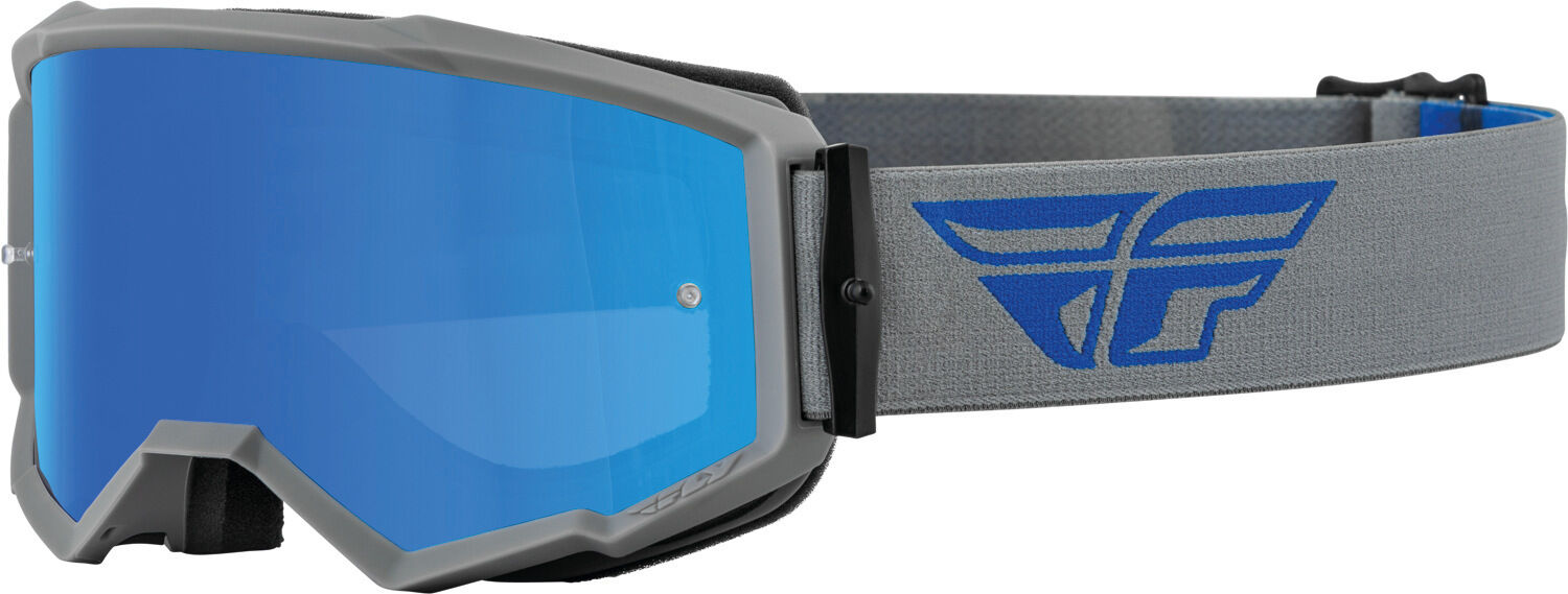 FLY Racing Zone Logo Gafas de motocross - Gris Azul