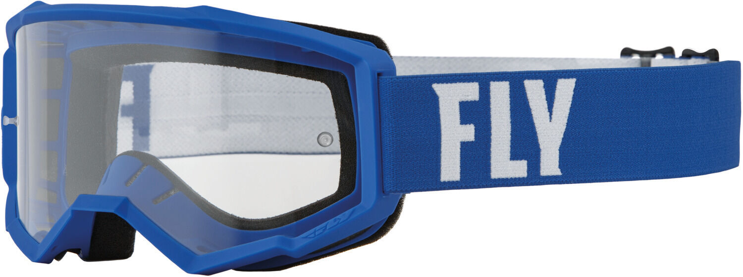 FLY Racing Focus Gafas de motocross - Blanco Azul