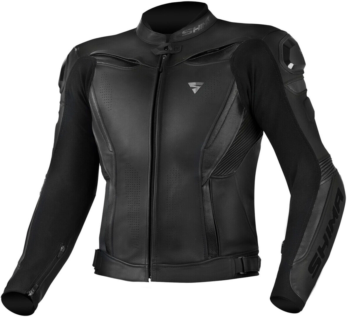 SHIMA Chase Chaqueta de cuero para motocicleta - Negro (56)