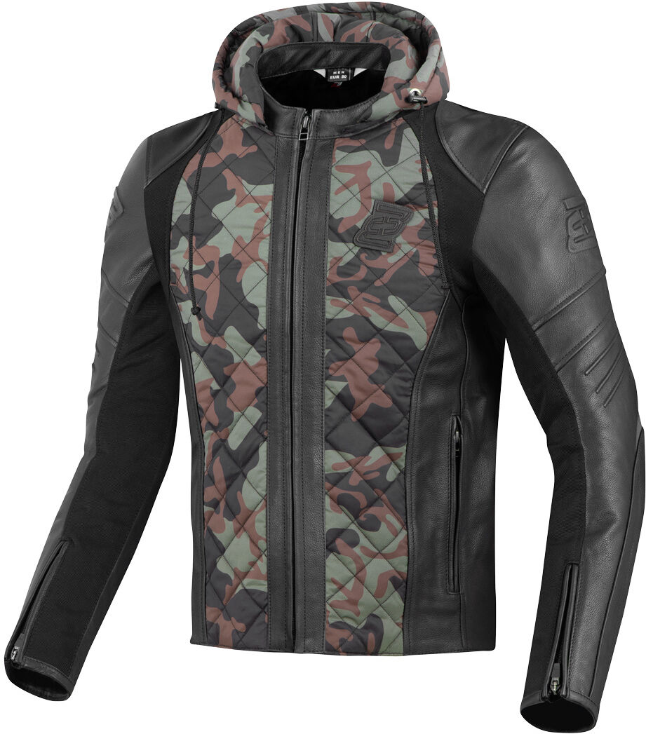 Bogotto Radic Chaqueta de cuero / textil de motocicleta - Verde (S)