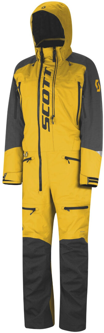 Scott DS Shell Dryo One Piece Traje de moto de nieve de una pieza - Amarillo (M)