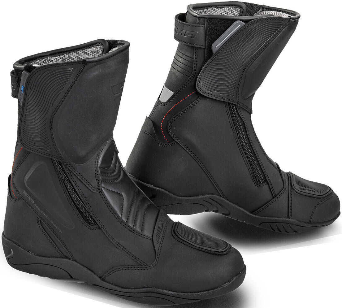 SHIMA Terra botas de moto impermeables para mujer - Negro (36)