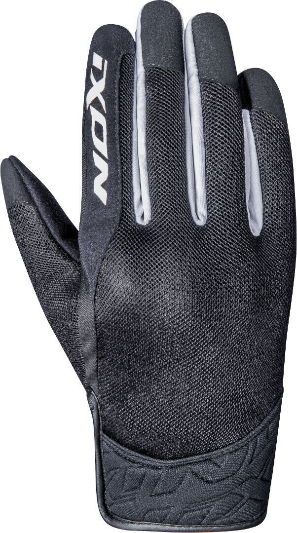 Ixon RS Slicker Guantes de motocicleta para niños - Negro Blanco (14 años)