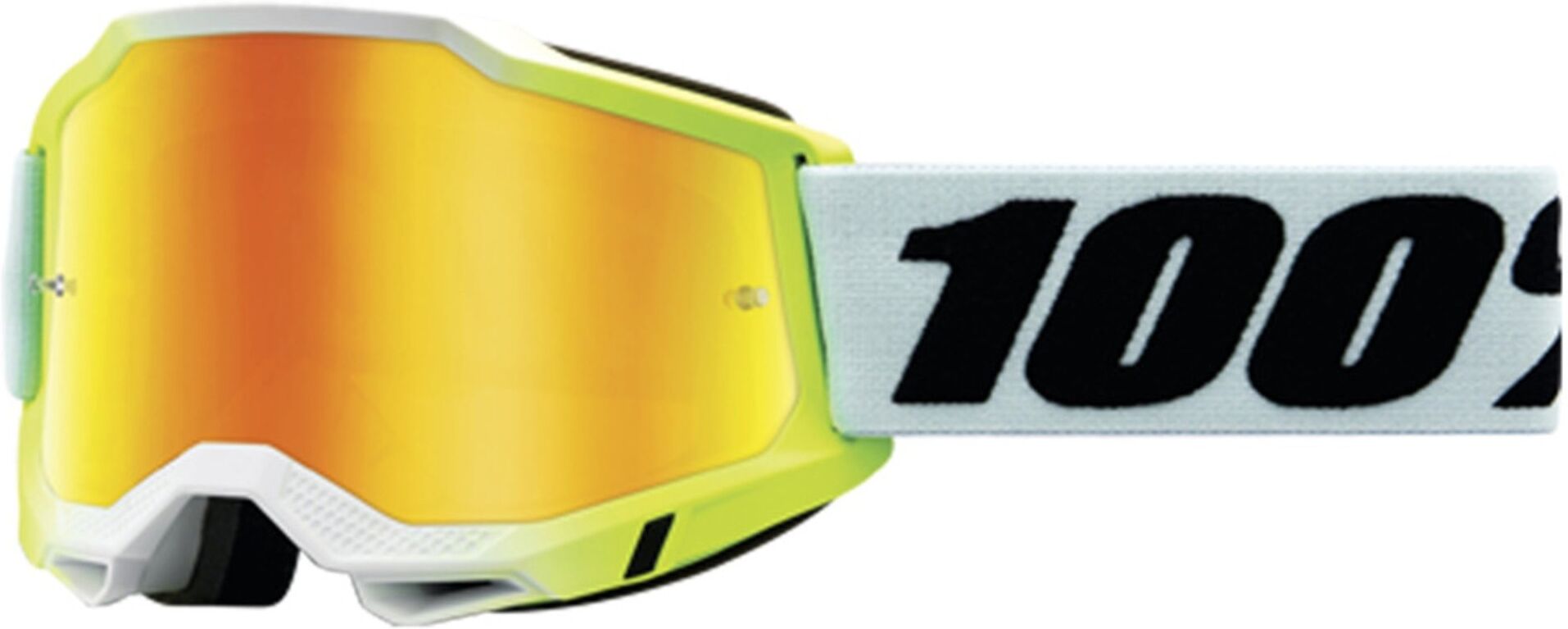 100% Accuri 2 Dunder Gafas de motocross - Negro Blanco (S)