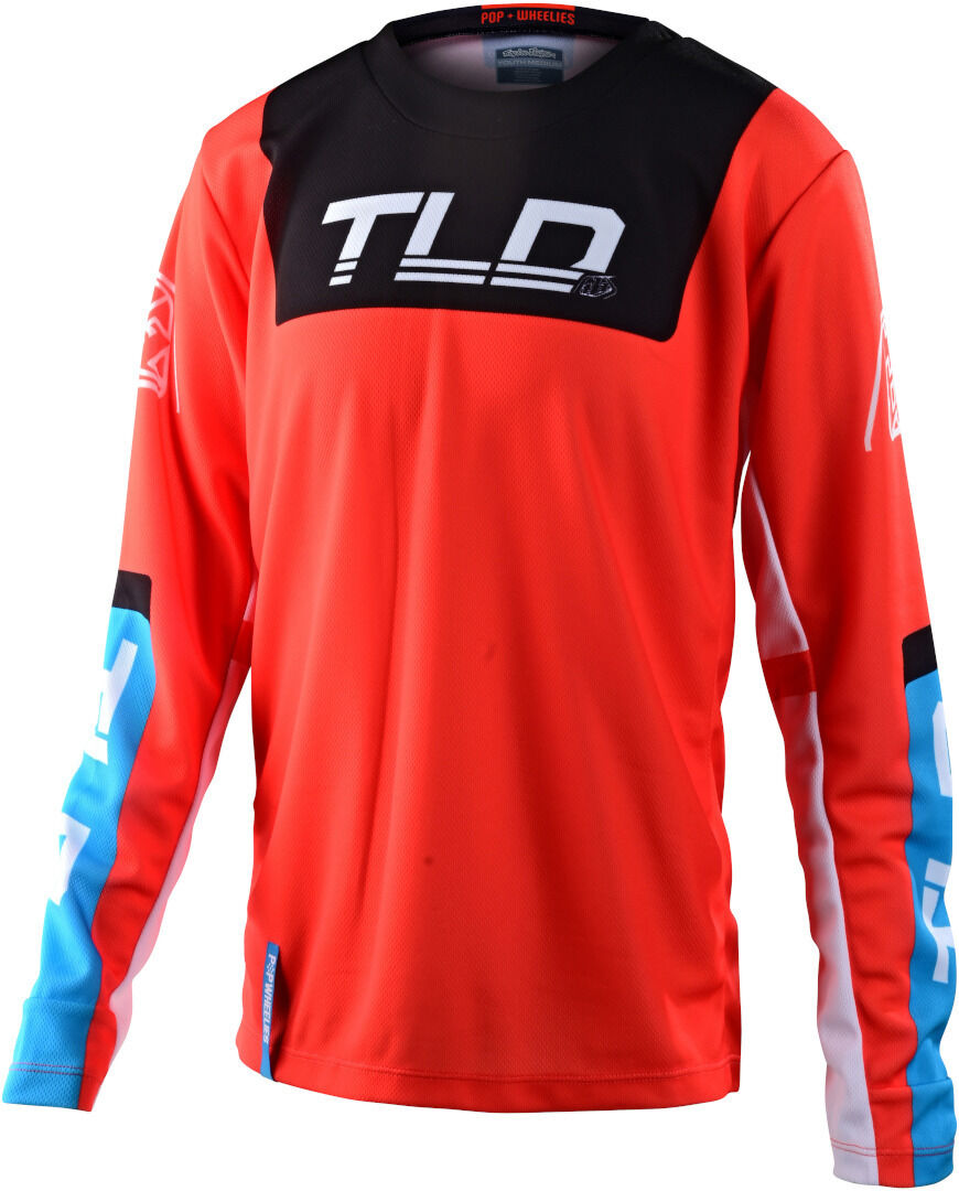 Lee GP Fractura Maillot Juvenil de Motocross - Negro Naranja