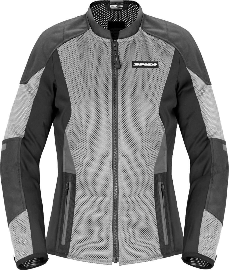 Spidi Super Net Chaqueta textil para motocicletas para damas - Gris (XL)