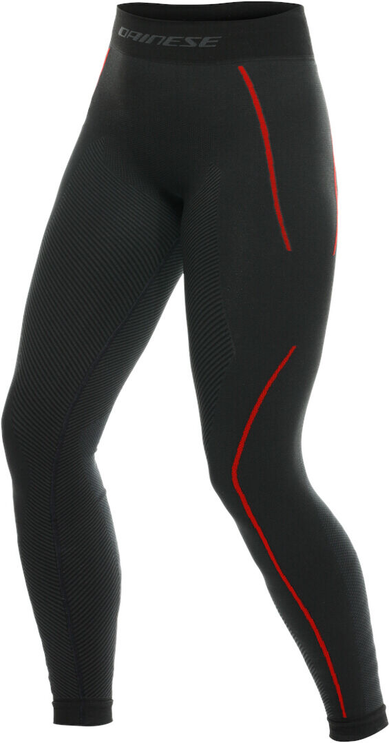 Dainese Thermo Pantalones funcionales para damas - Negro Rojo (XS S)