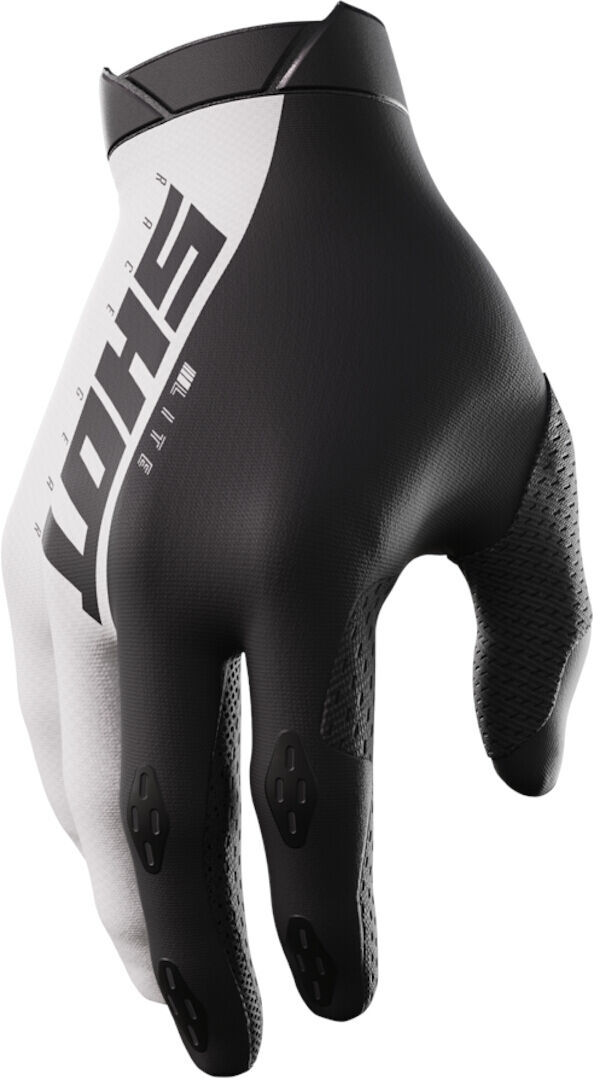 Shot Lite Guantes de motocross - Negro Blanco (M L)