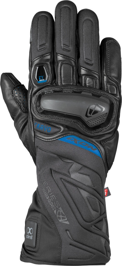 Ixon IT Kayo Guantes de motocicleta - Negro Azul (S)