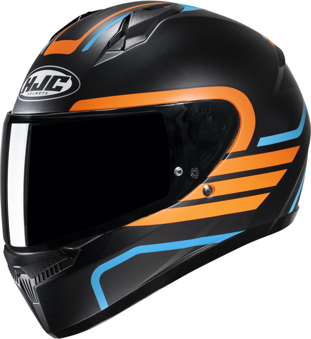 HJC C10 Lito Casco - Negro Naranja (XL)