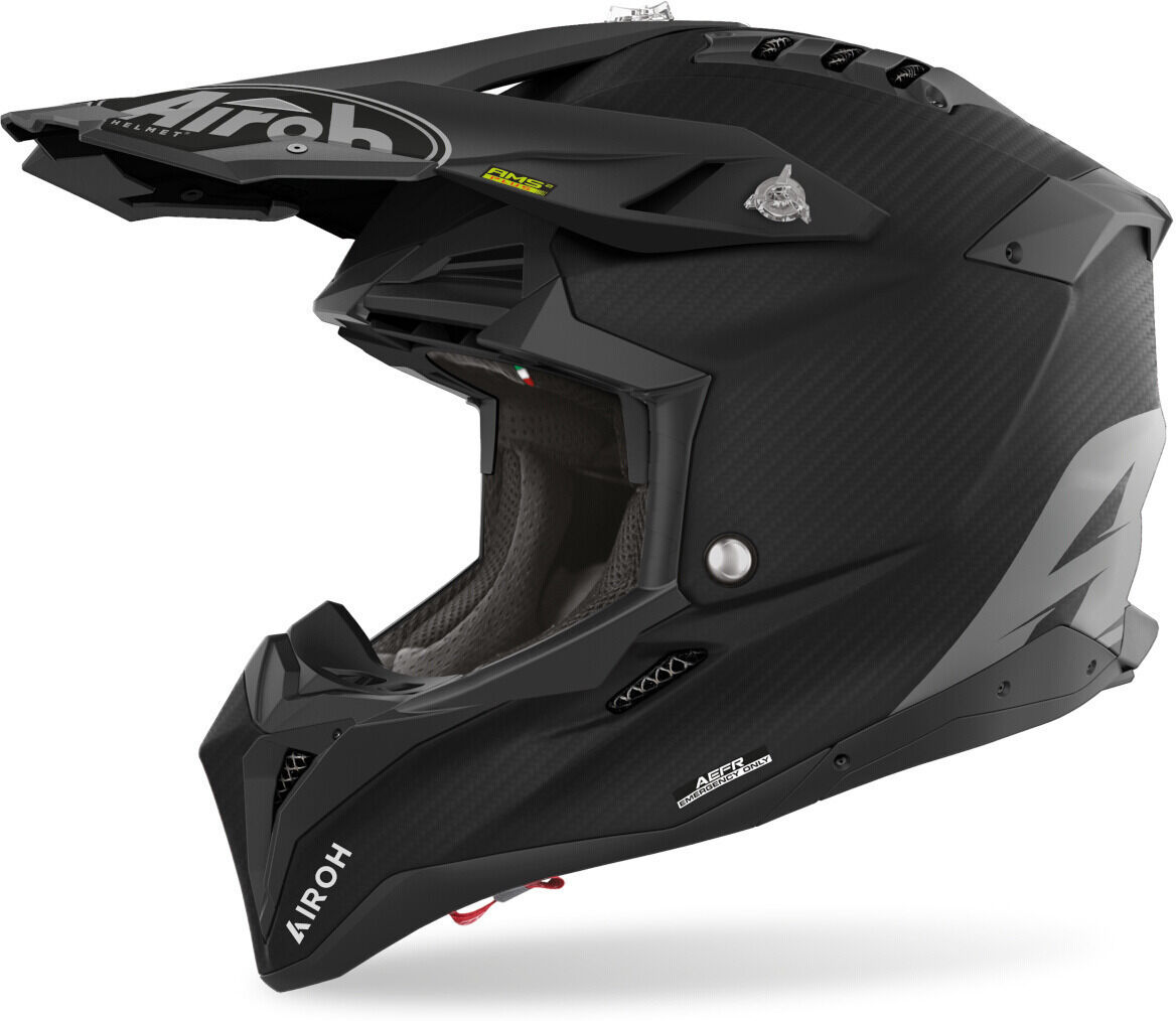 Airoh Aviator 3 Carbon Casco de motocross - Carbono (L)